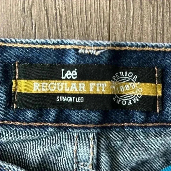 [W36Inseam30]Lee Regular Fit Straight  Leg Men Jeans - Picture 3 of 8